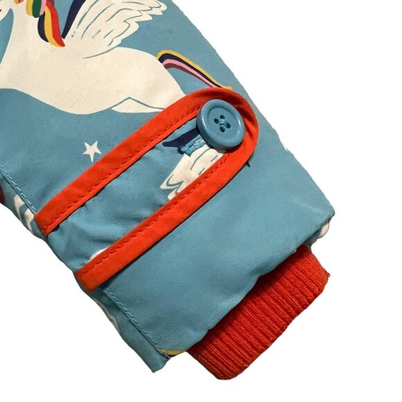 Mini Boden 2-3Y Sherpa Lined Pegasus Unicorn Anorak Jacket Coat - Picture 9 of 11